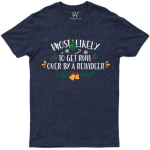 Reindeer Run-in Fun Christmas Tee From Holidayshirts