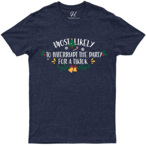 Tiktok Party Interrupter Christmas Tee