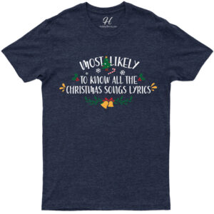 Know-it-all Christmas Lyrics Tee - Holidayshirts
