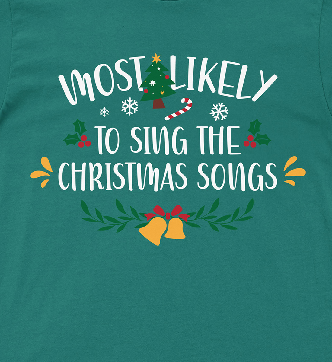 Jolly Caroler's Favorite Holiday T-shirt