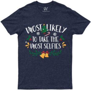 Selfie King/queen Christmas Tee - Holidayshirts