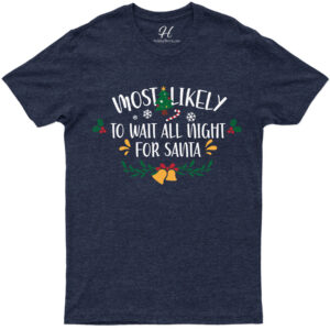 Santa Vigil Holiday Tee - Christmas Delight