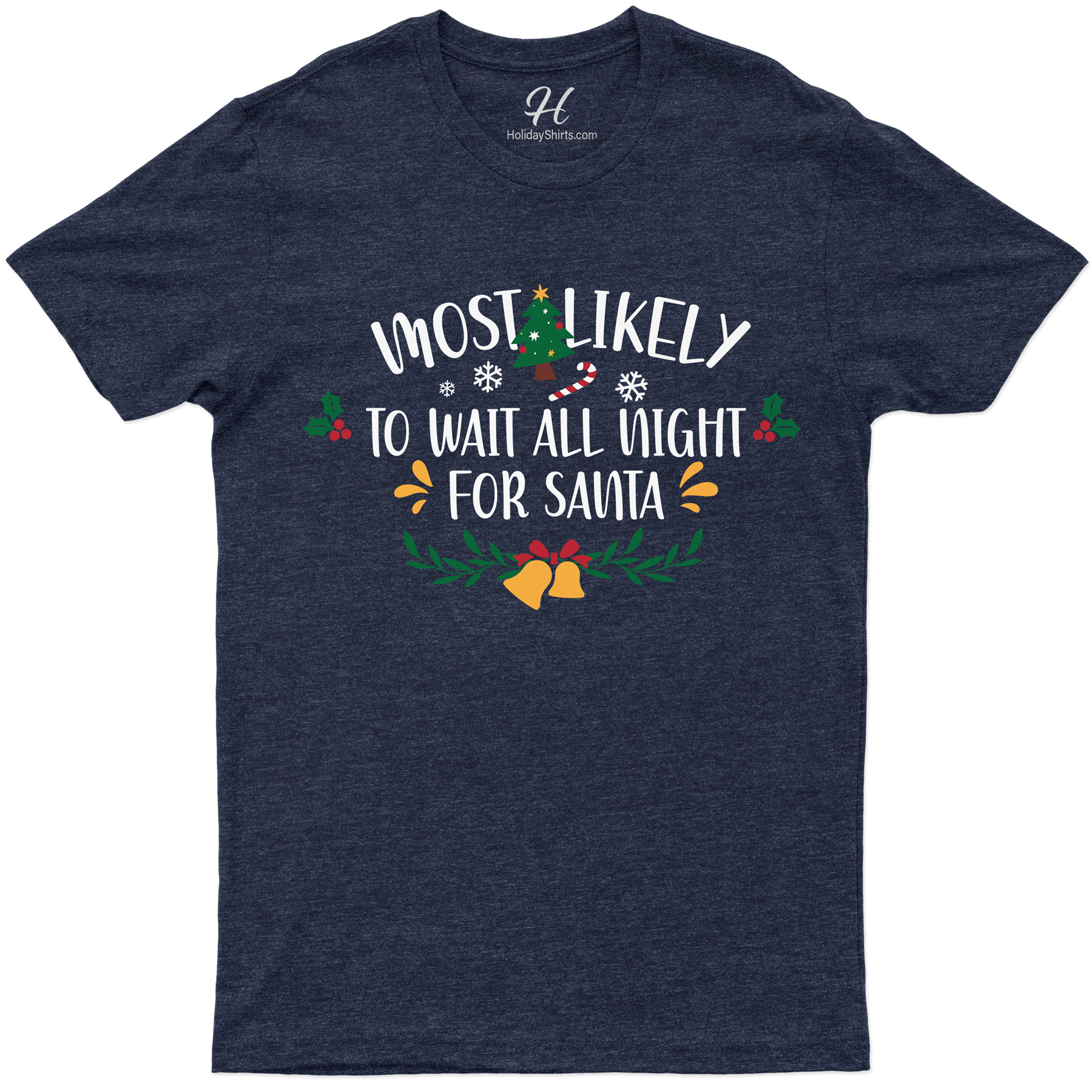 Santa Vigil Holiday Tee - Christmas Delight