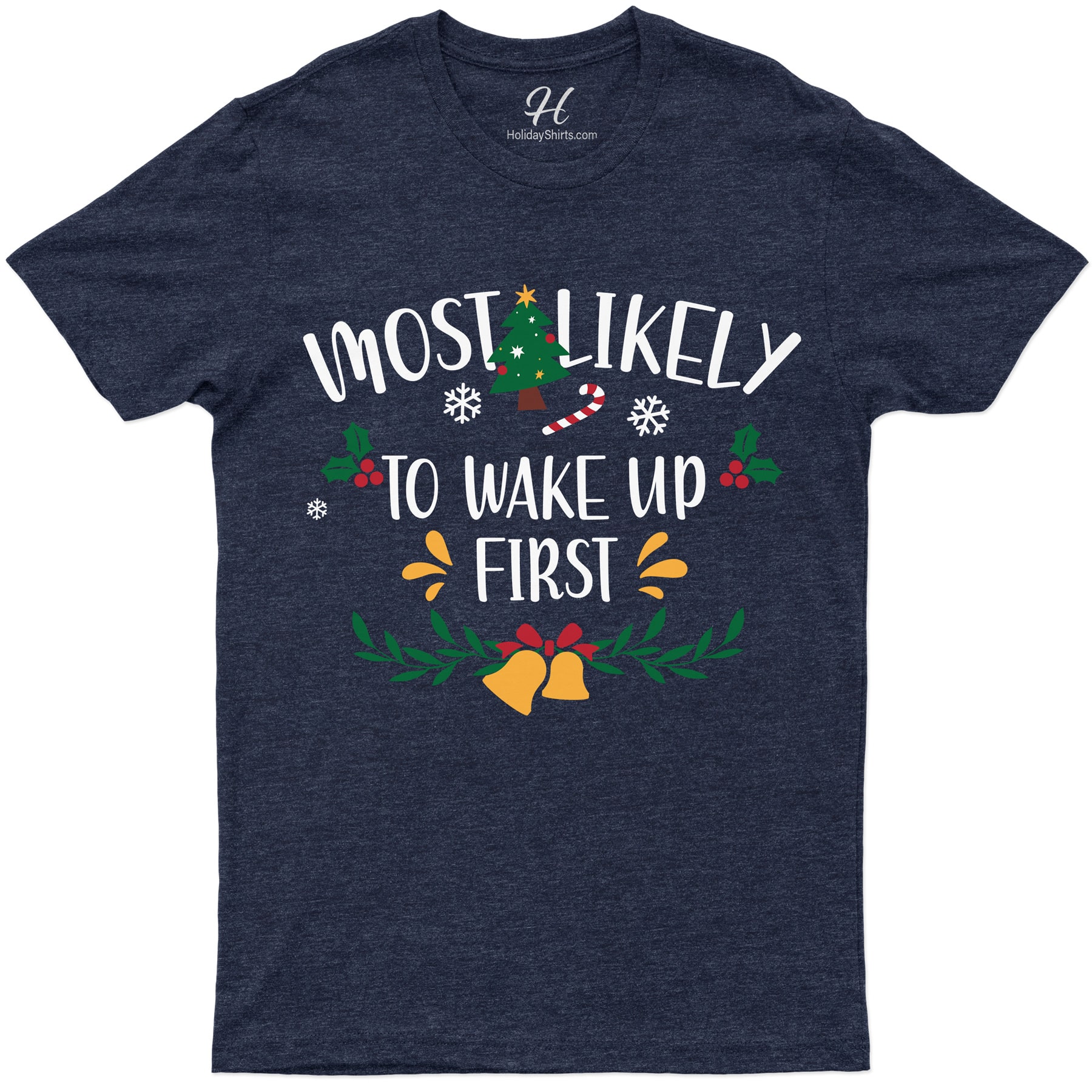 Early Riser Christmas Tee From Holidayshirts.com