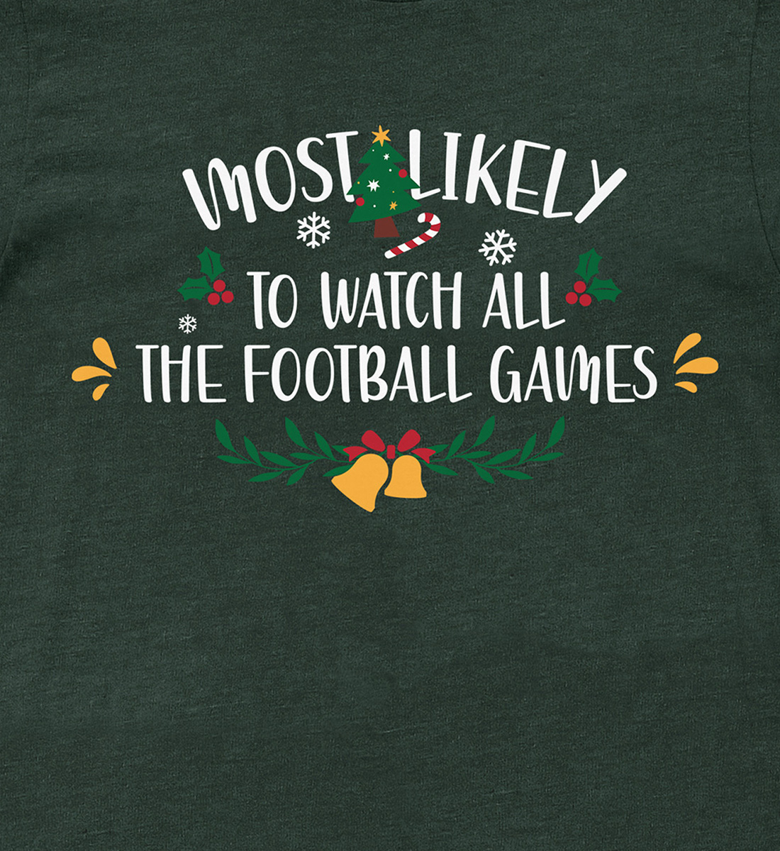 Football Fan's Xmas Tee