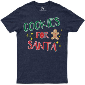 Santa's Cookie Feast - Holiday Tee From Holidayshirts.com