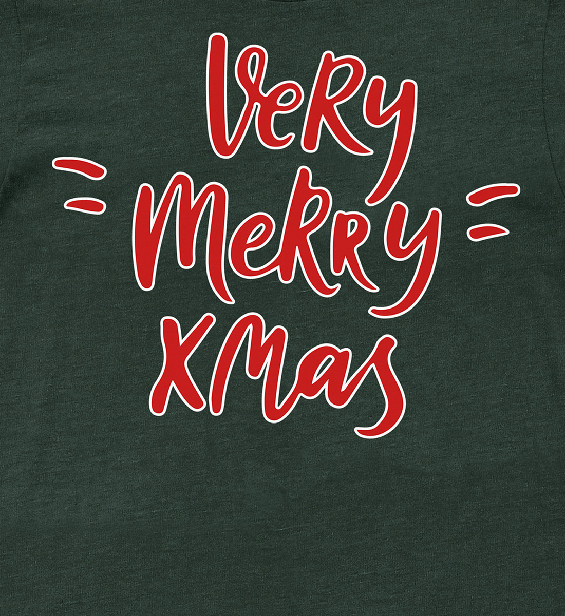 Festive Very Merry Xmas Tee From Holidayshirts