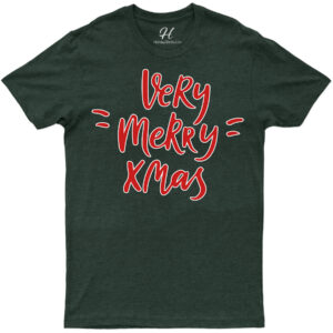 Festive Very Merry Xmas Tee From Holidayshirts