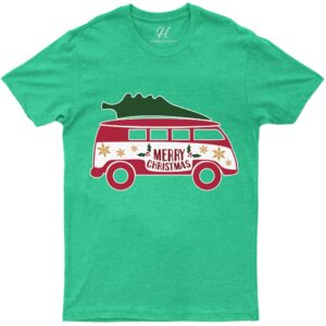 Festive Merry Christmas Tee From Holidayshirts