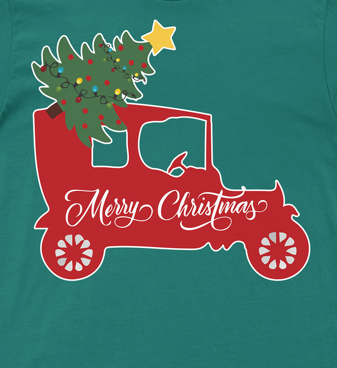 Festive Merry Christmas Tee From Holidayshirts