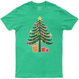Festive Christmas Tree Tee From Holidayshirts