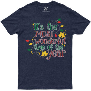"wonderful Time" Festive Christmas Tee - Holidayshirts.com