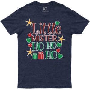 Little Mister Ho Ho Ho Festive Tee - Holidayshirts