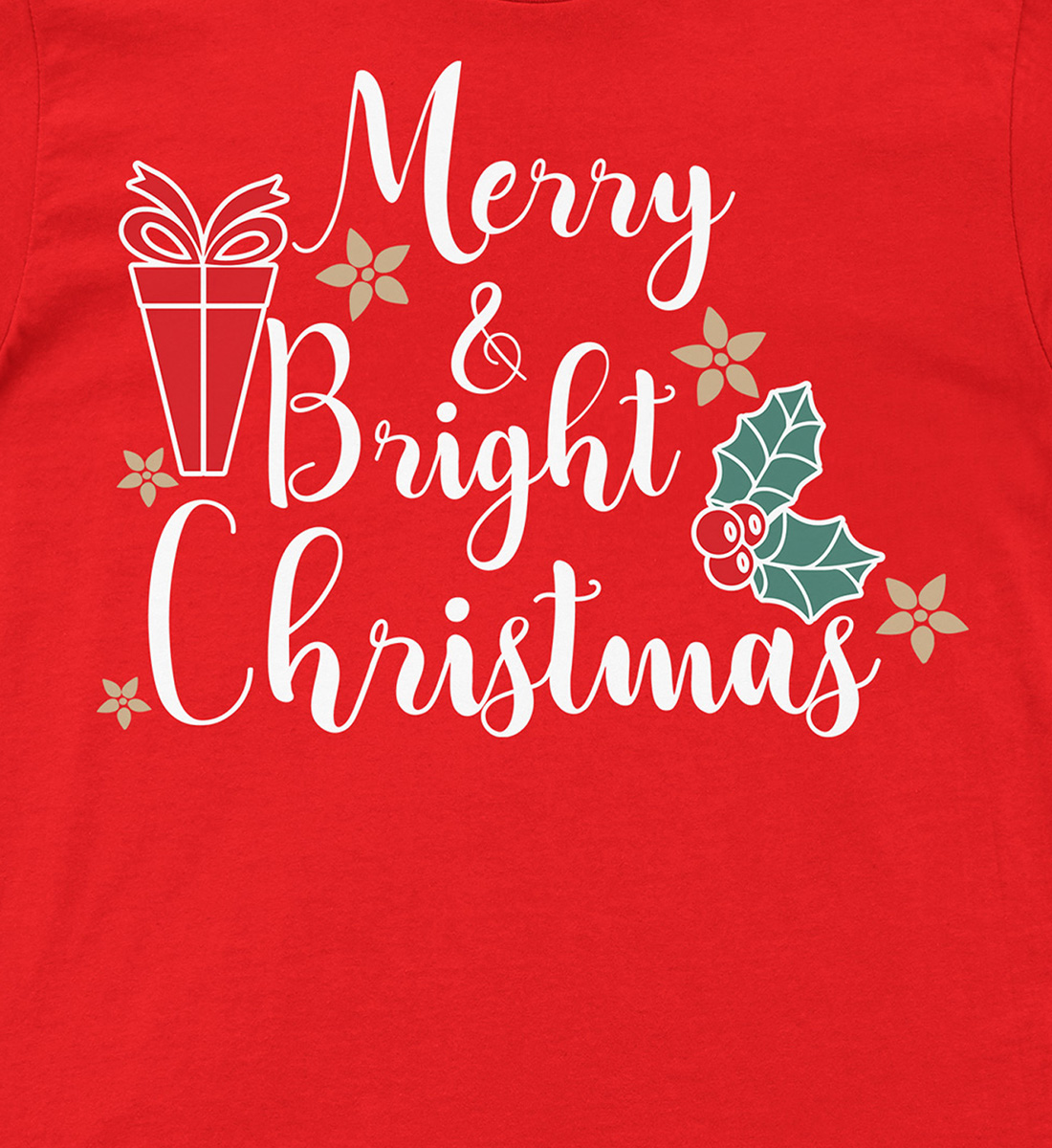 Merry & Bright Holiday Tee - Xmas Special