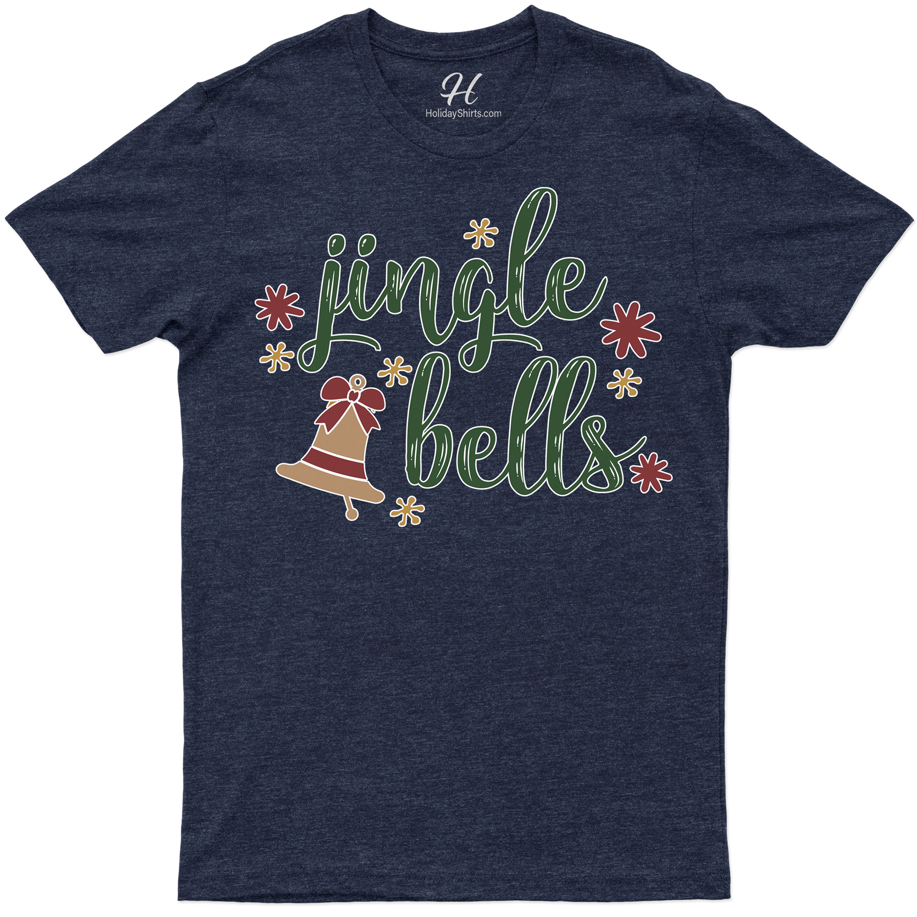 Jingle Bells Festive Tee - Exclusive Holidayshirts.com