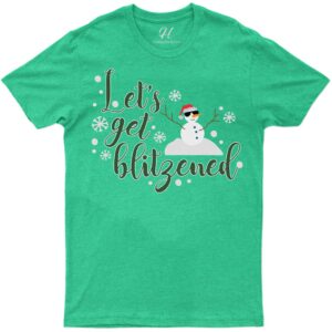Blitzened Fun Christmas Tee - Holidayshirts.com