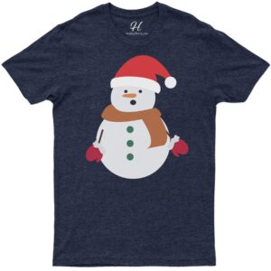 Santa & Snowman Festive Tee - Holidayshirts