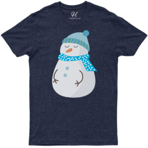 Frosty Snowman Light Blue Tee - Holiday Edition