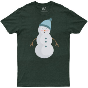 Frosty Snowman Light Blue Tee - Holiday Edition