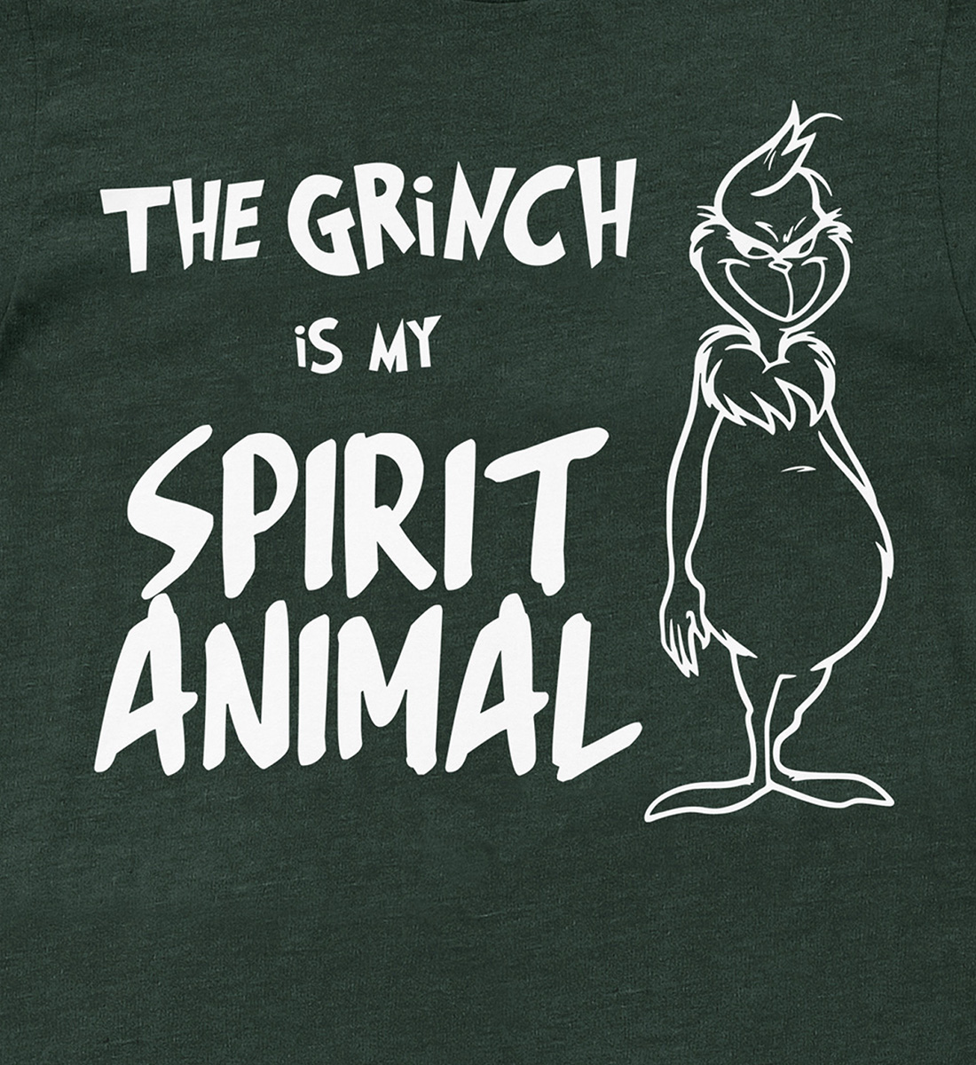 Grinch Spirit Animal Xmas Tee - Holidayshirts