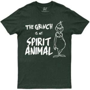 Grinch Spirit Animal Xmas Tee - Holidayshirts