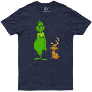 Grinch & Reindeer Festive Tee - Holidayshirts