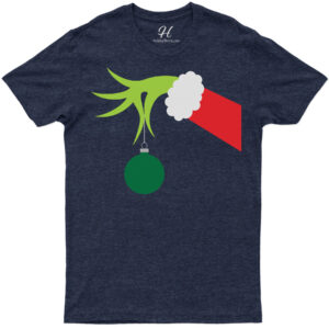 Grinch Hand Festive Tee - Christmas Delight
