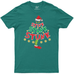 "stink Stank Stunk" Festive Xmas Tee From Holidayshirts