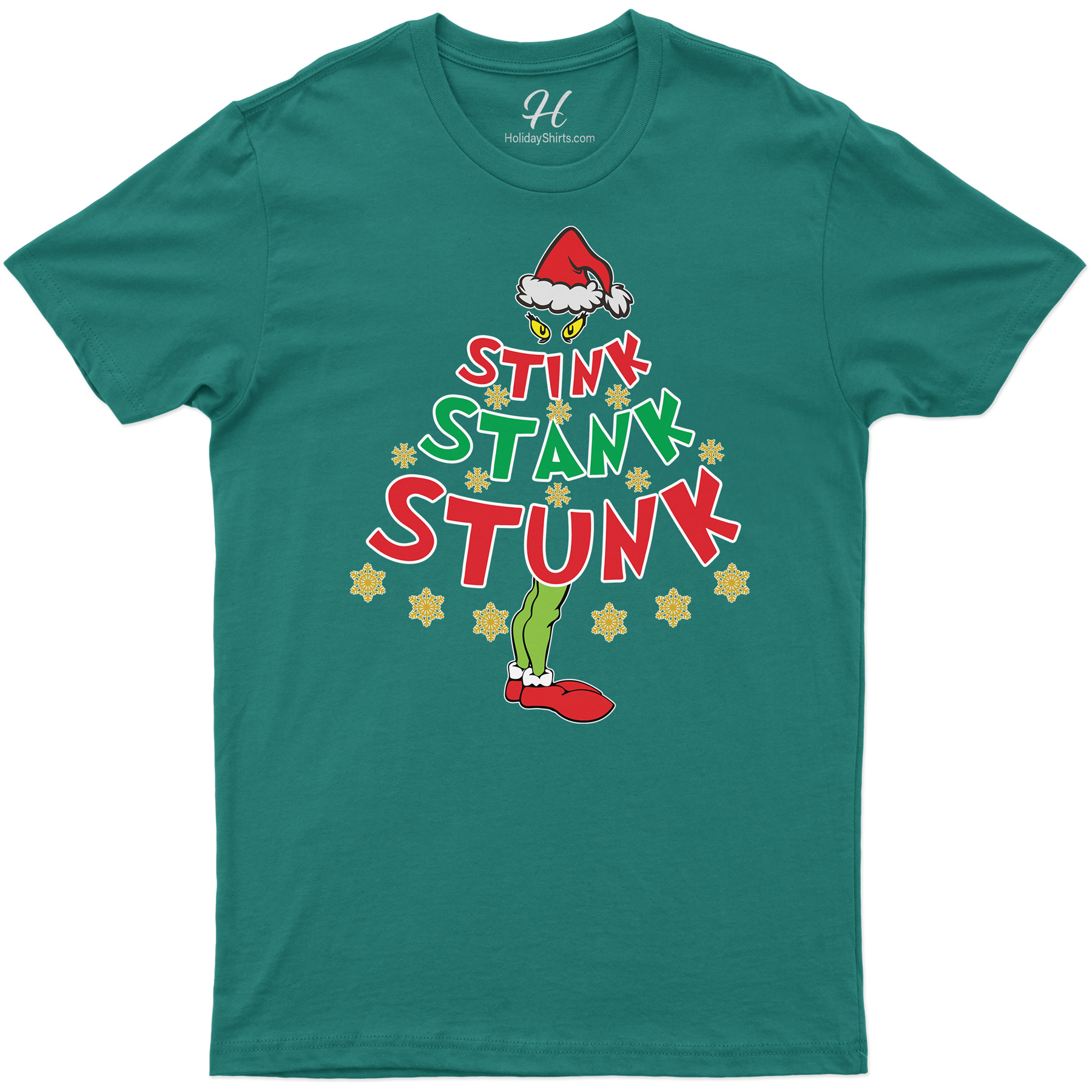"stink Stank Stunk" Festive Xmas Tee From Holidayshirts