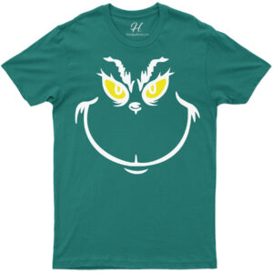 Grinch's Gleeful Smile Holiday Tee - Christmas Special