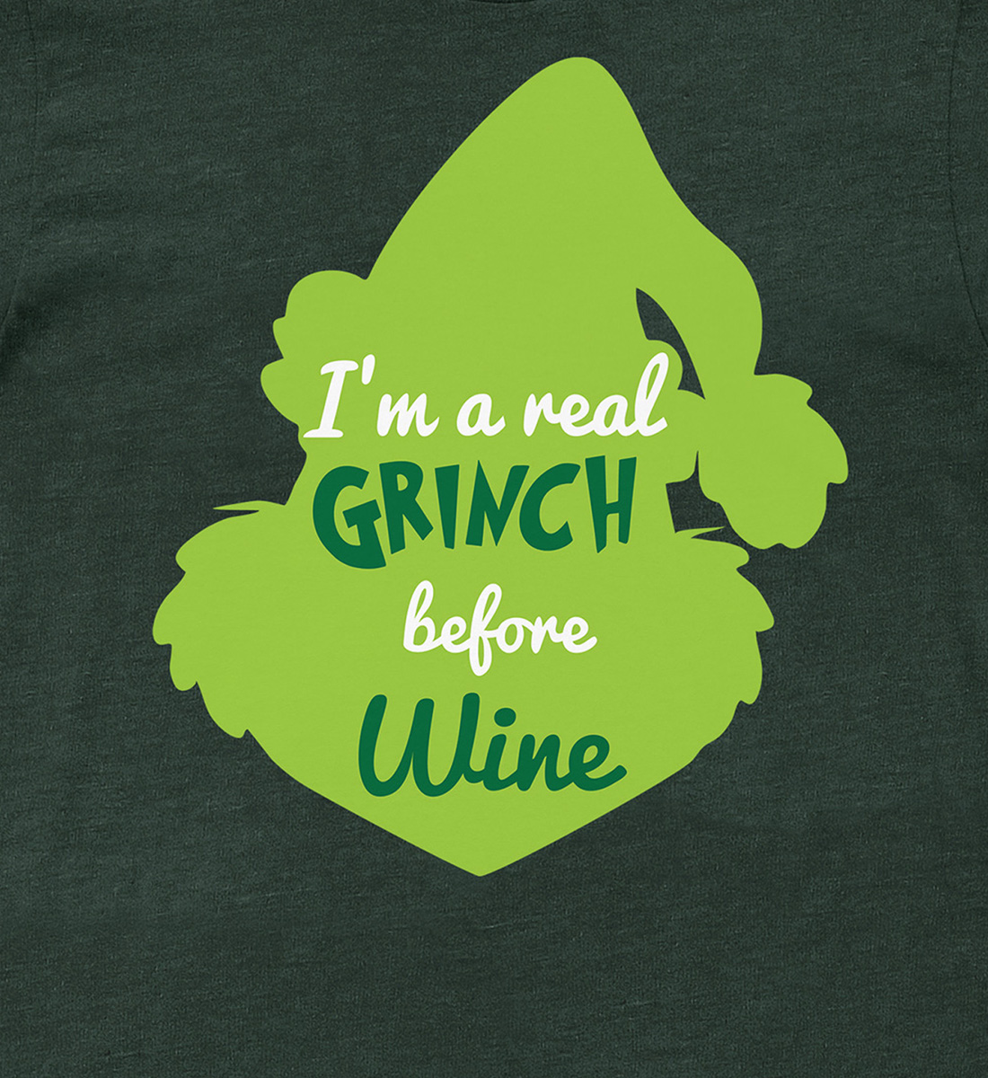 Grinch Before Wine Christmas Tee - Holidayshirts