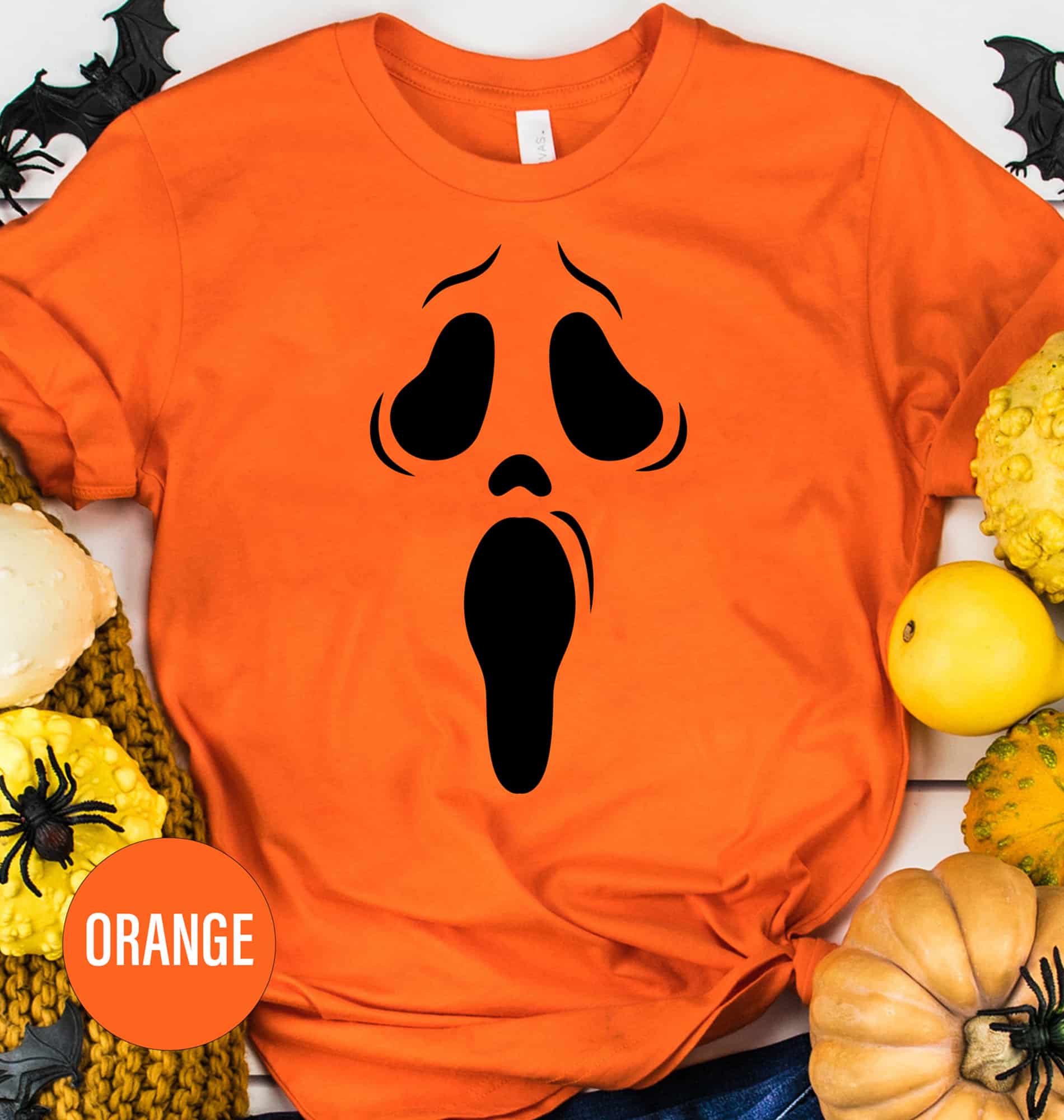 Chic Scream Ghost Face Tee - Halloween Special