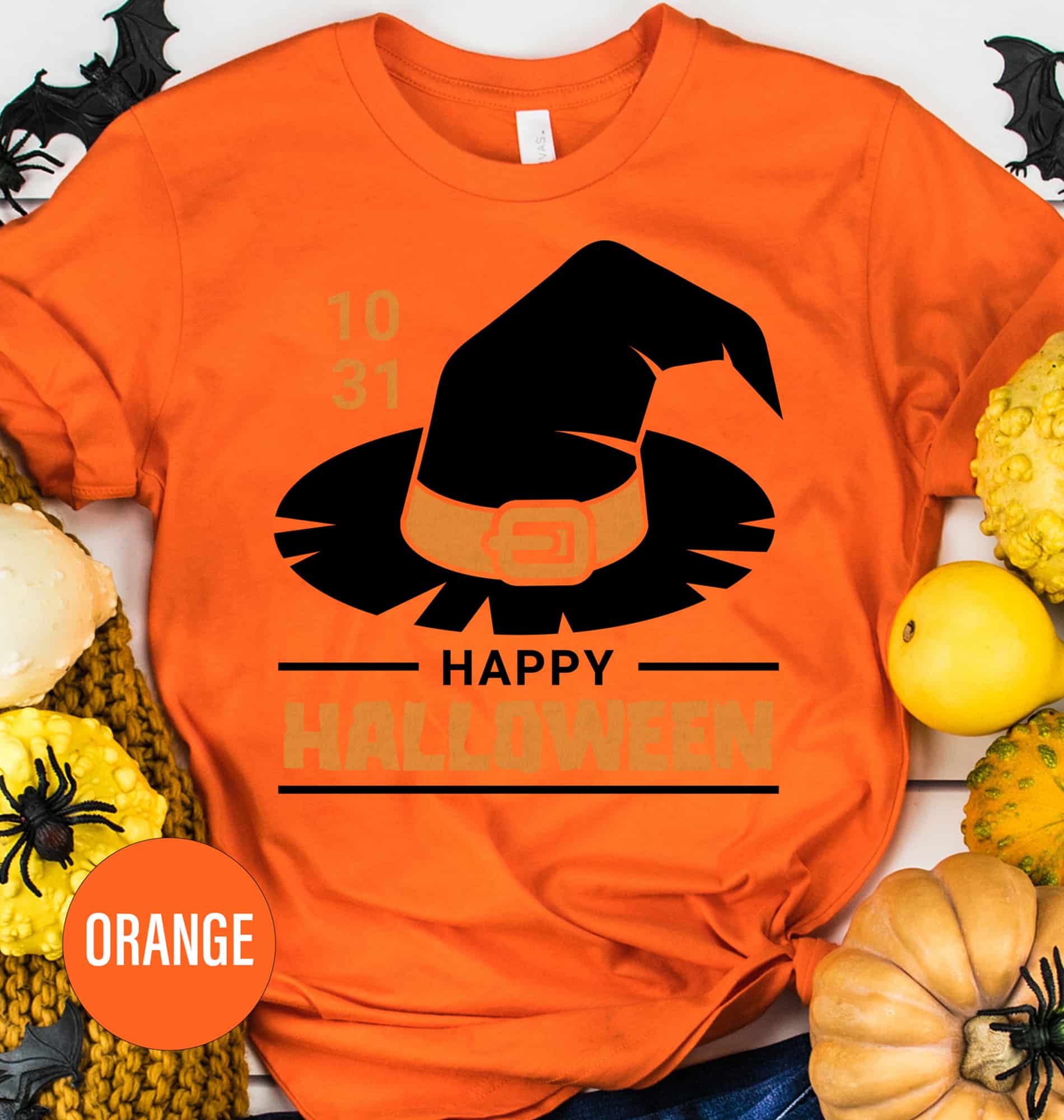 Cool Happy Halloween Hat Tee - Holidayshirts.com
