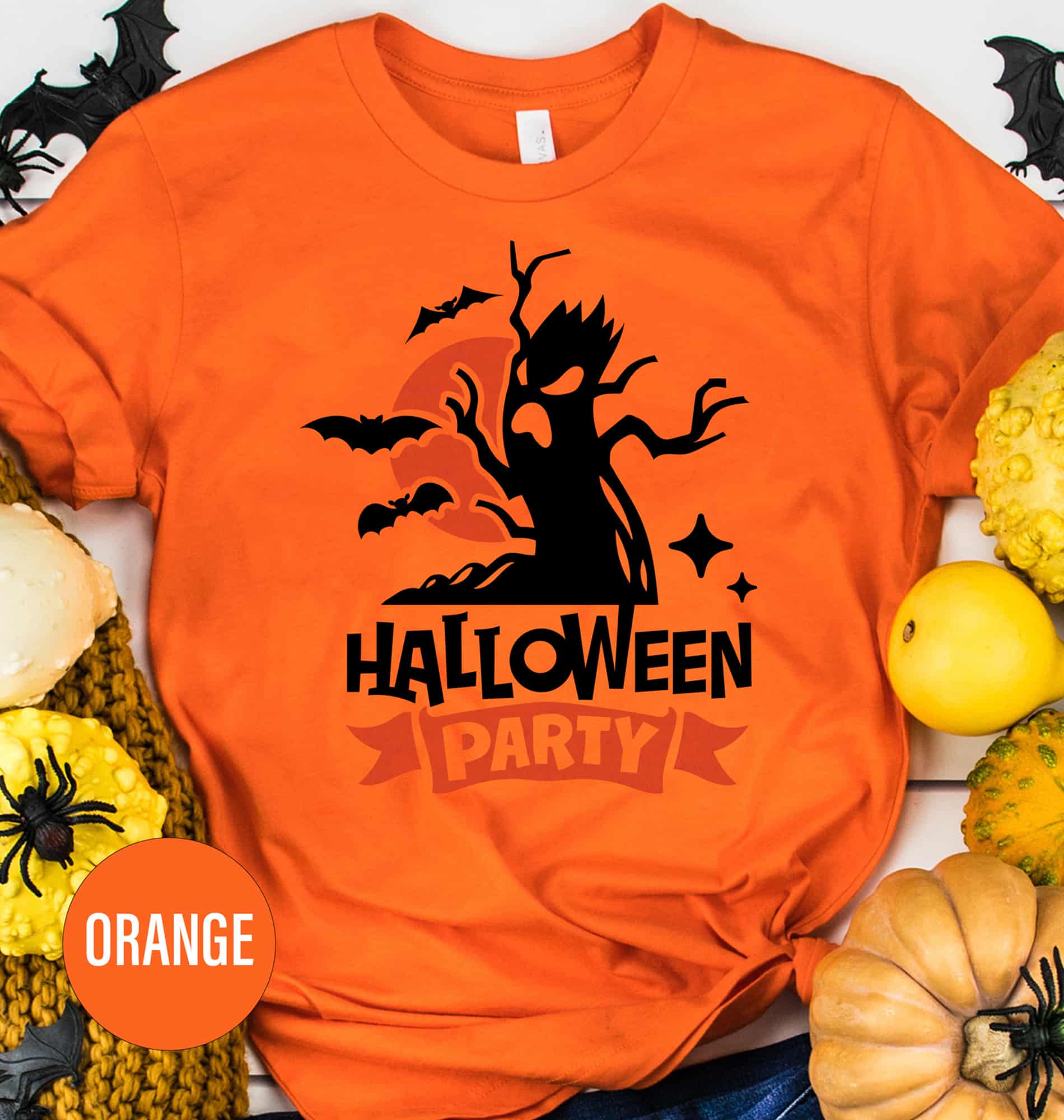 Holidayshirts' Spooky Bat Halloween Party Tee