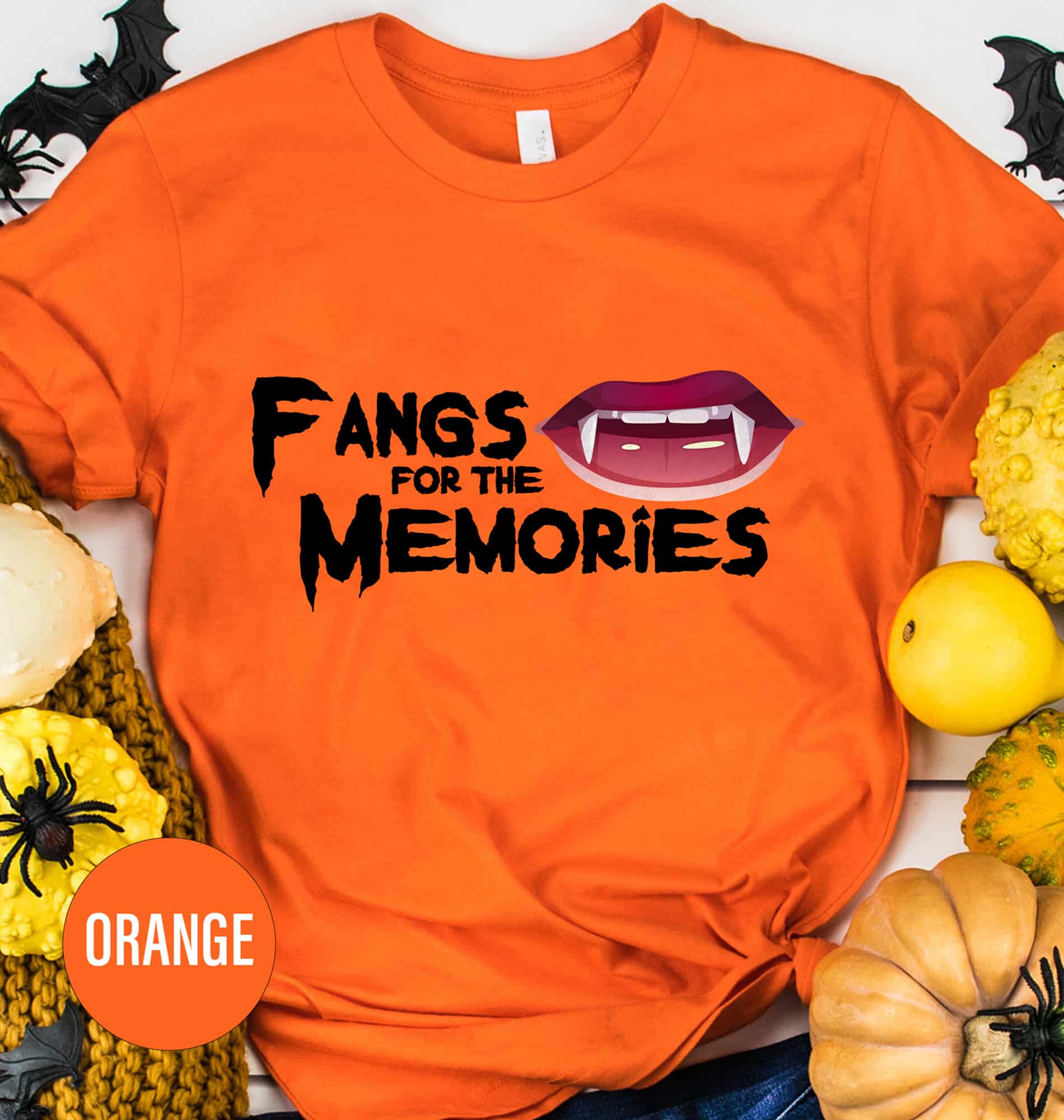 Sleek Fangs Memories Halloween Tee - Holidayshirts