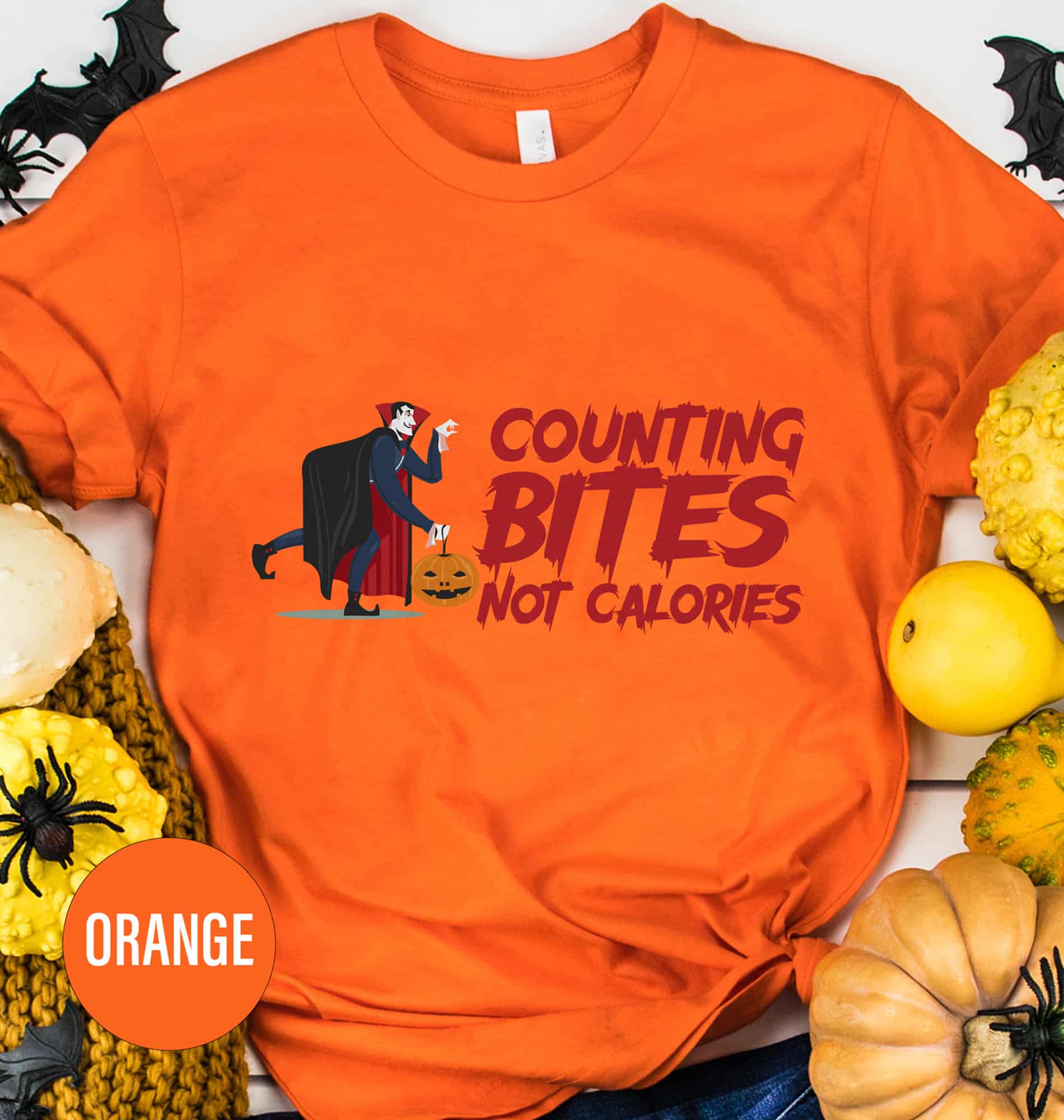 Versatile Counting Bites Halloween Tee