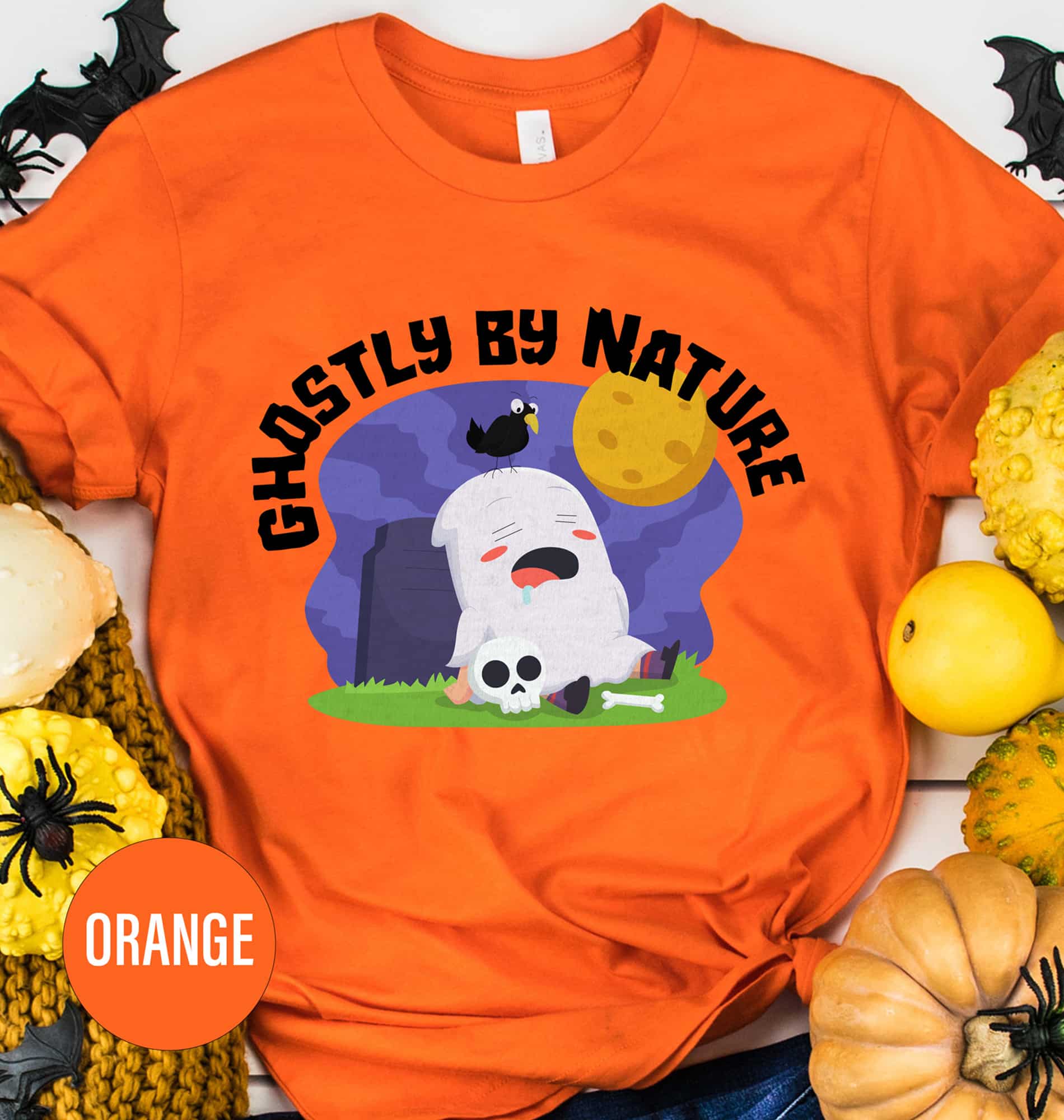 Spooky Versatile Ghost Nature Tee - Holidayshirts