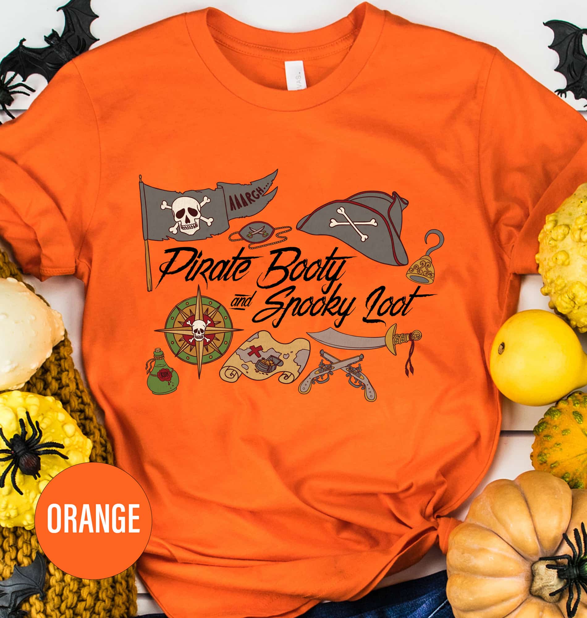 Funky Pirate's Booty Halloween Tee - Holidayshirts