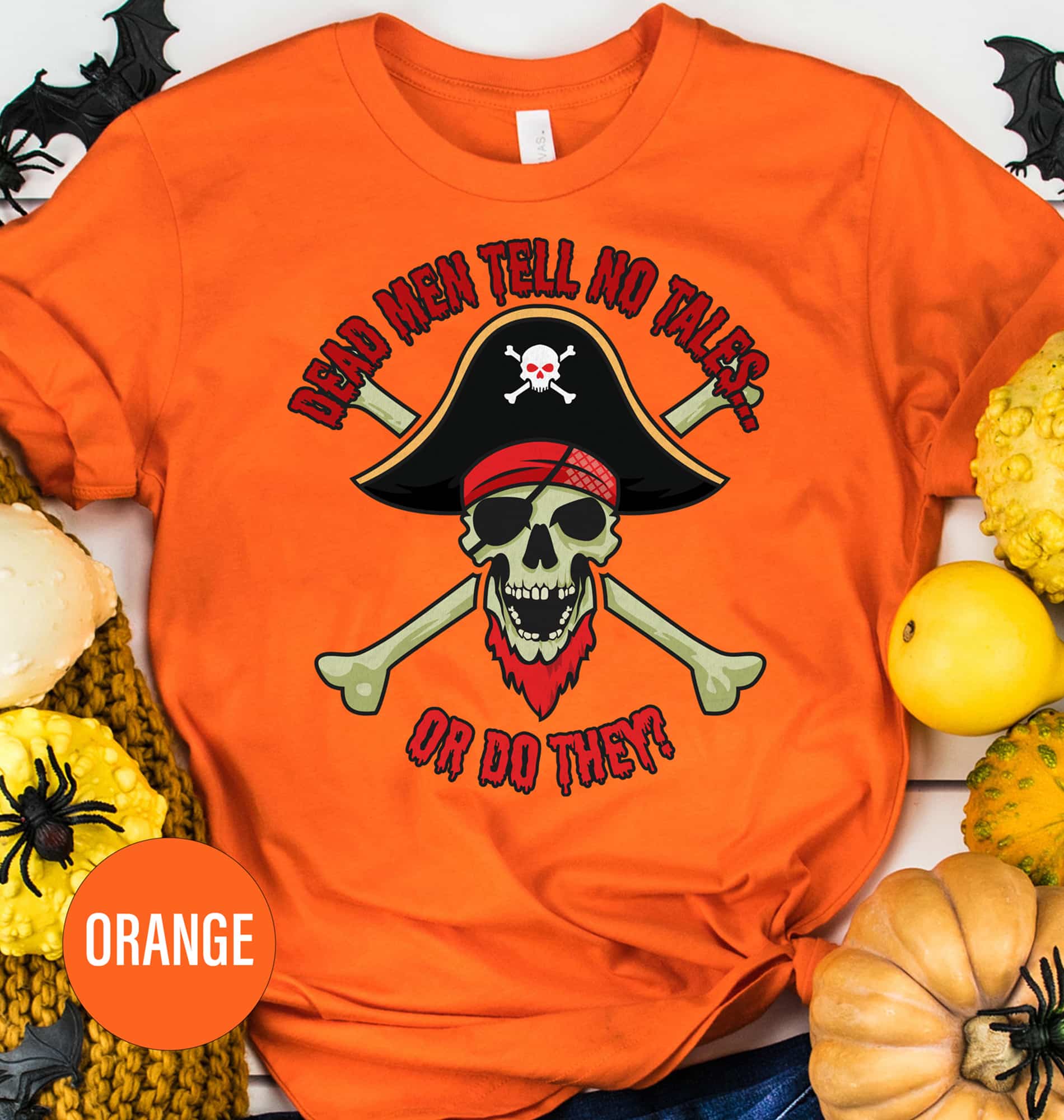 Dead Men Pirate Skeleton Tee - Holidayshirts
