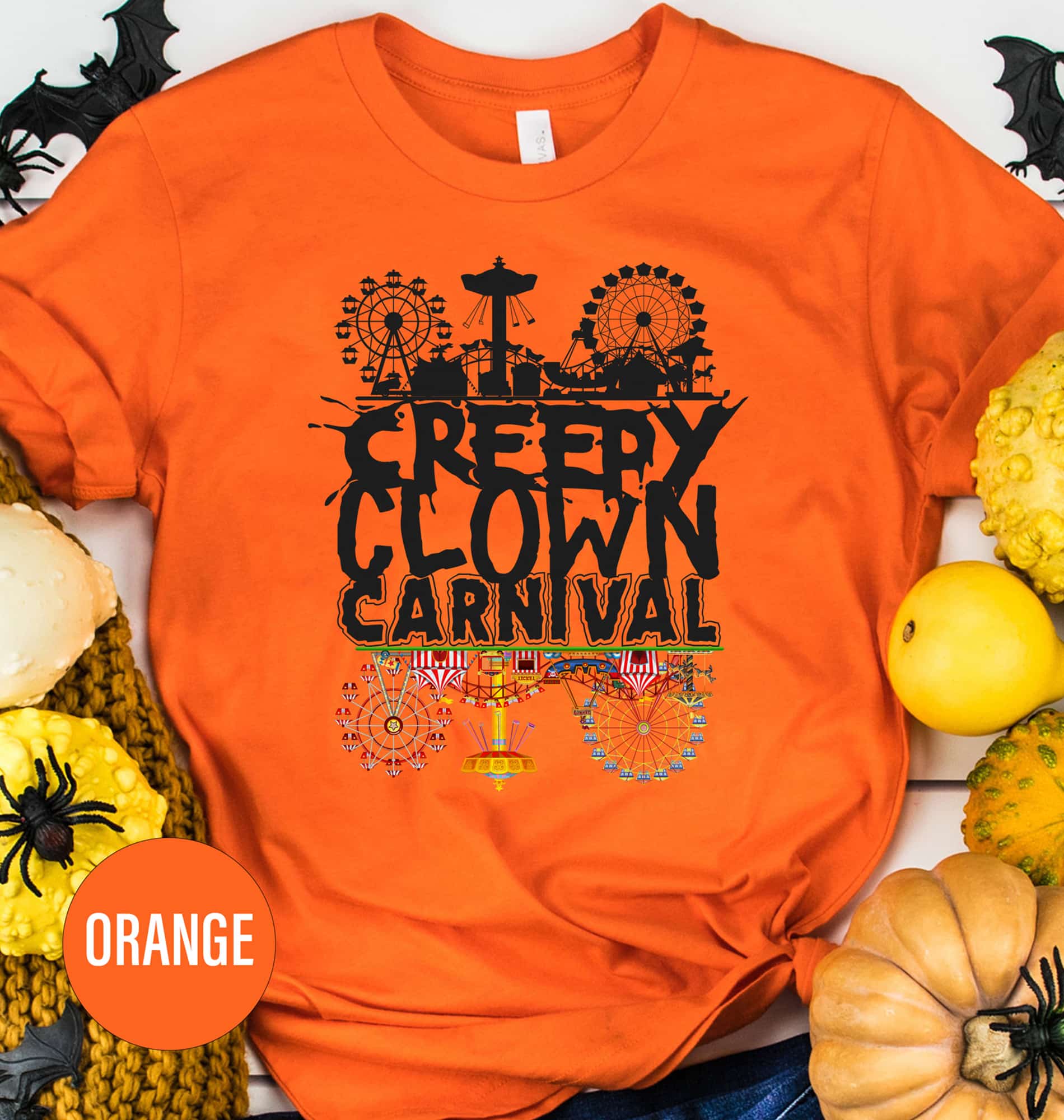 Versatile Creepy Clown Halloween Tee - Holidayshirts