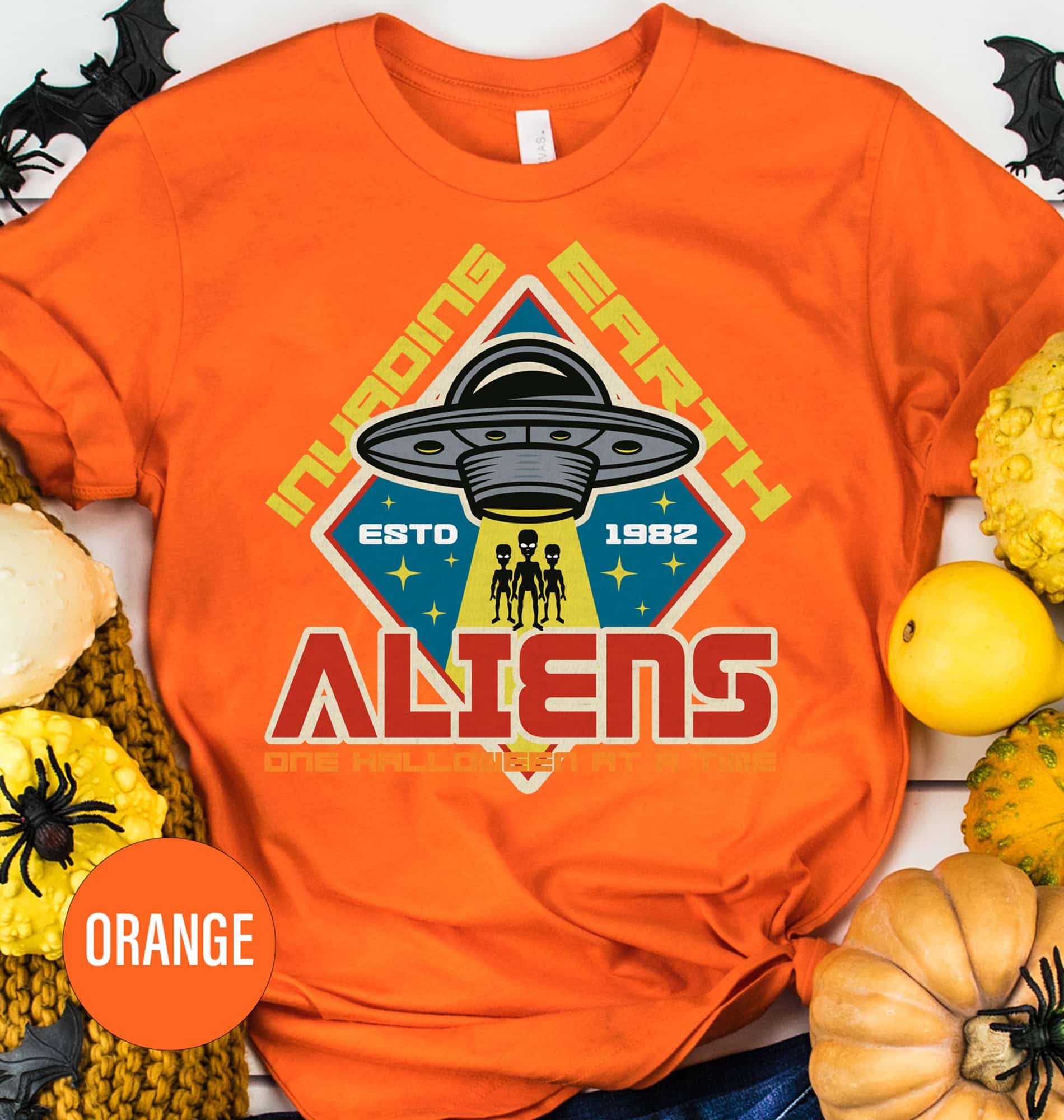 Alien Invasion Casual Tee - Halloween Special