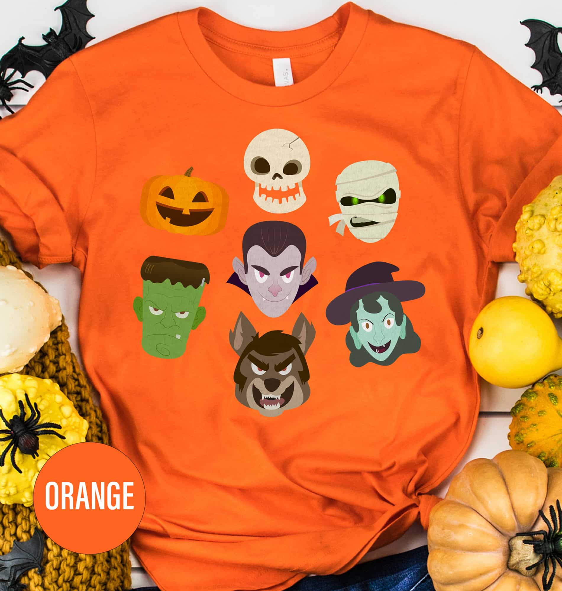 Funky Scary Emojis Halloween Tee - Holidayshirts