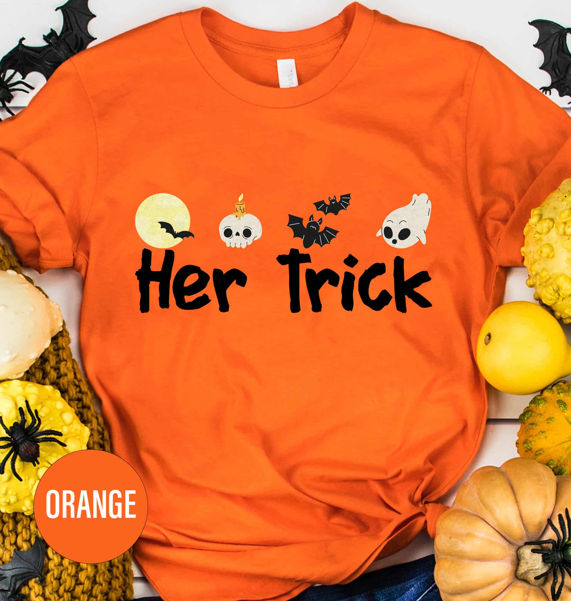 Witchy Delight Halloween Tee - Her Trick Edition