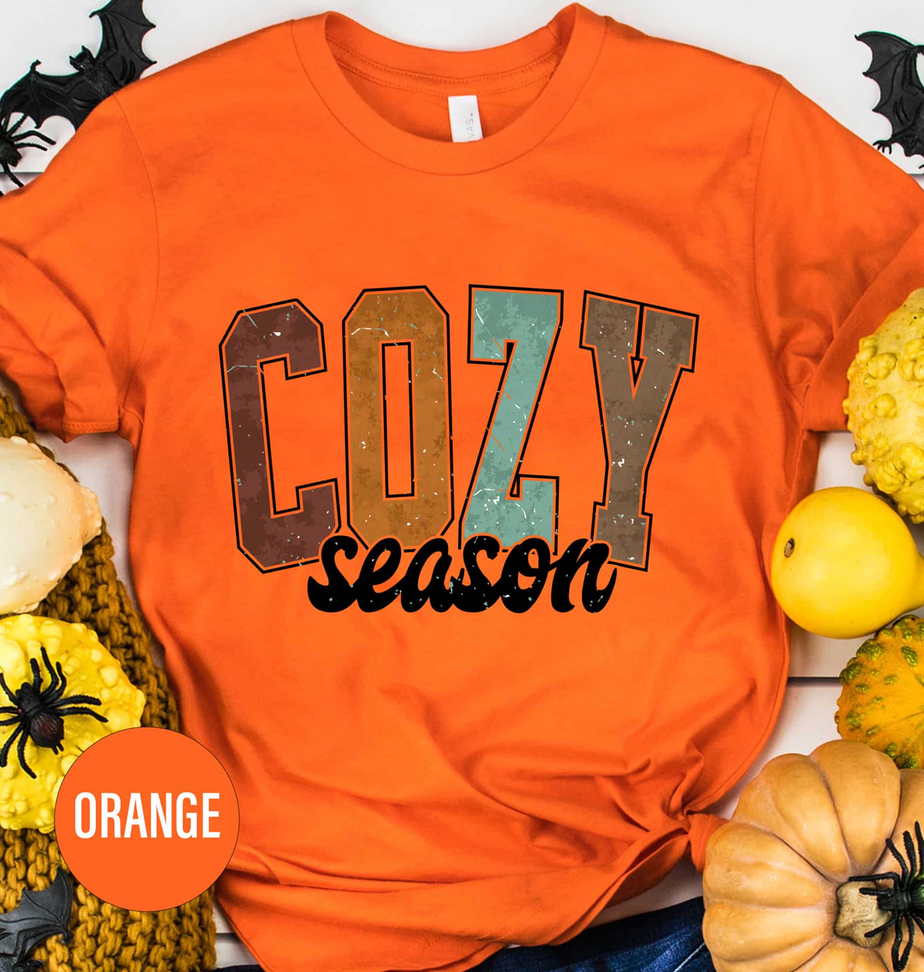 Cozy Season's Spooky Halloween Tee - Holidayshirts