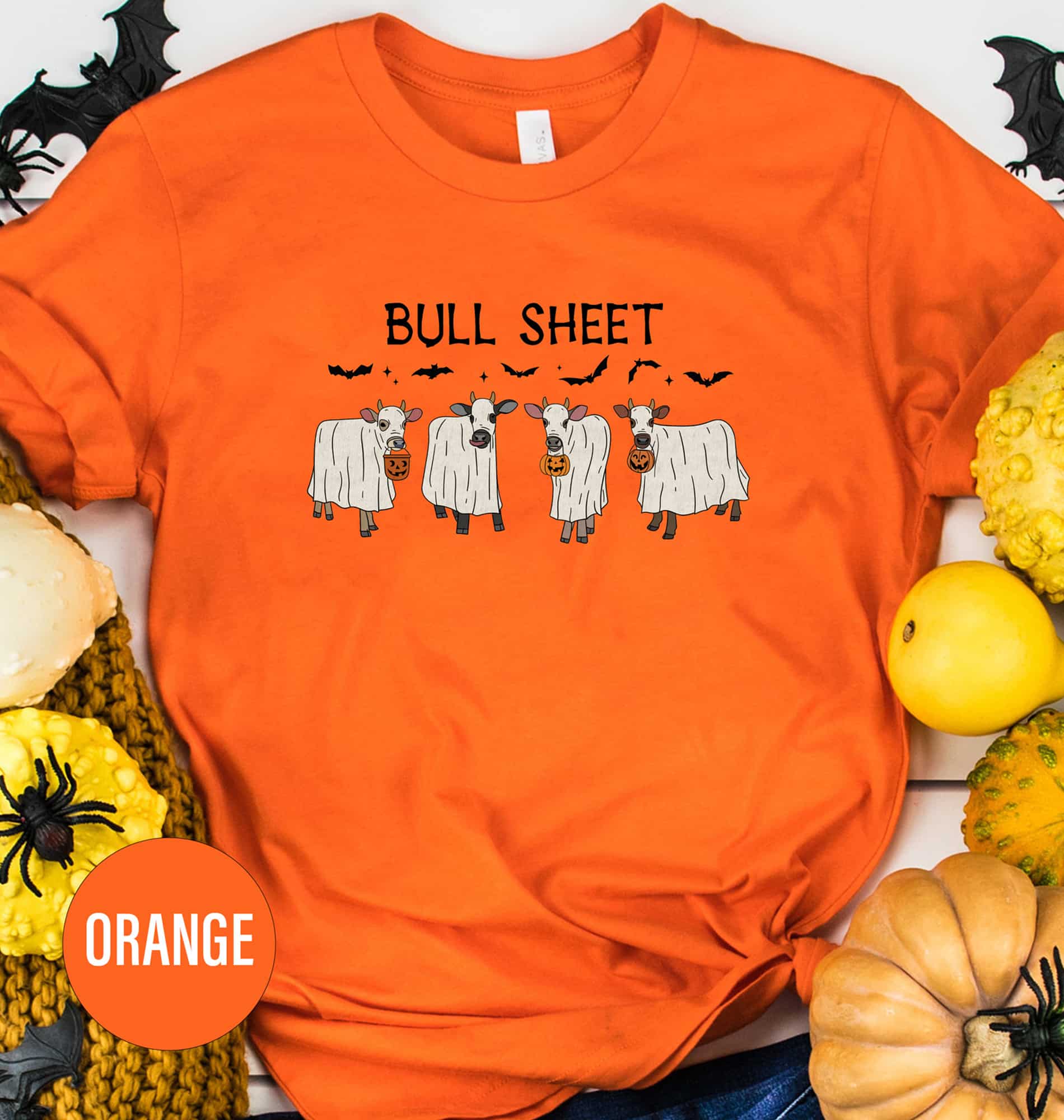 Spooky Bull Graphic Tee - Halloween Special