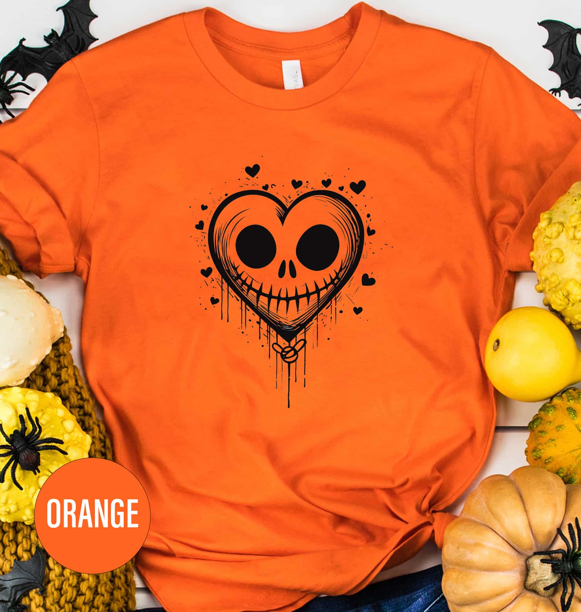 Holidayshirts Ghost-hearted Halloween Tee
