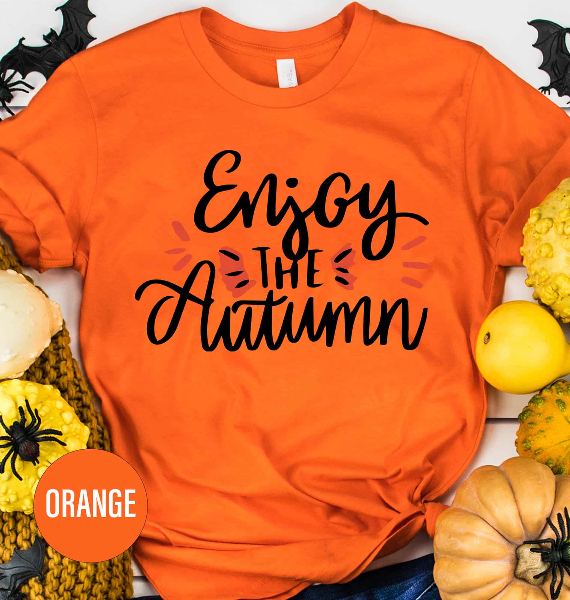 Autumn Bliss Graphic Halloween Tee - Holidayshirts