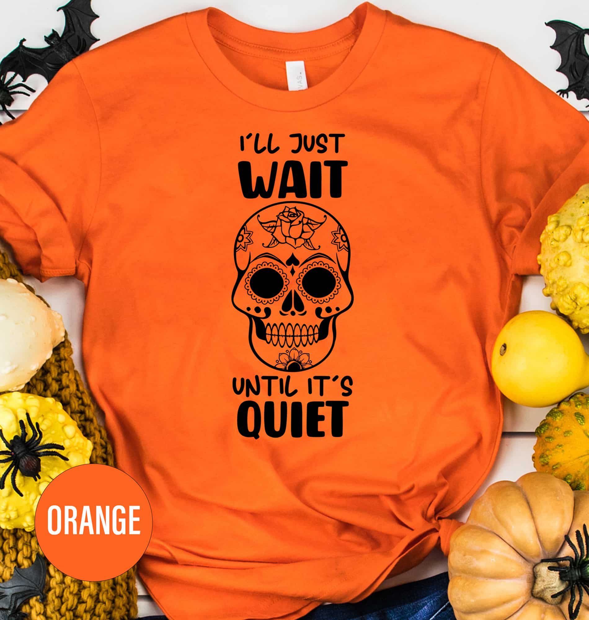 Spooky Just Wait Halloween Crisp Tee