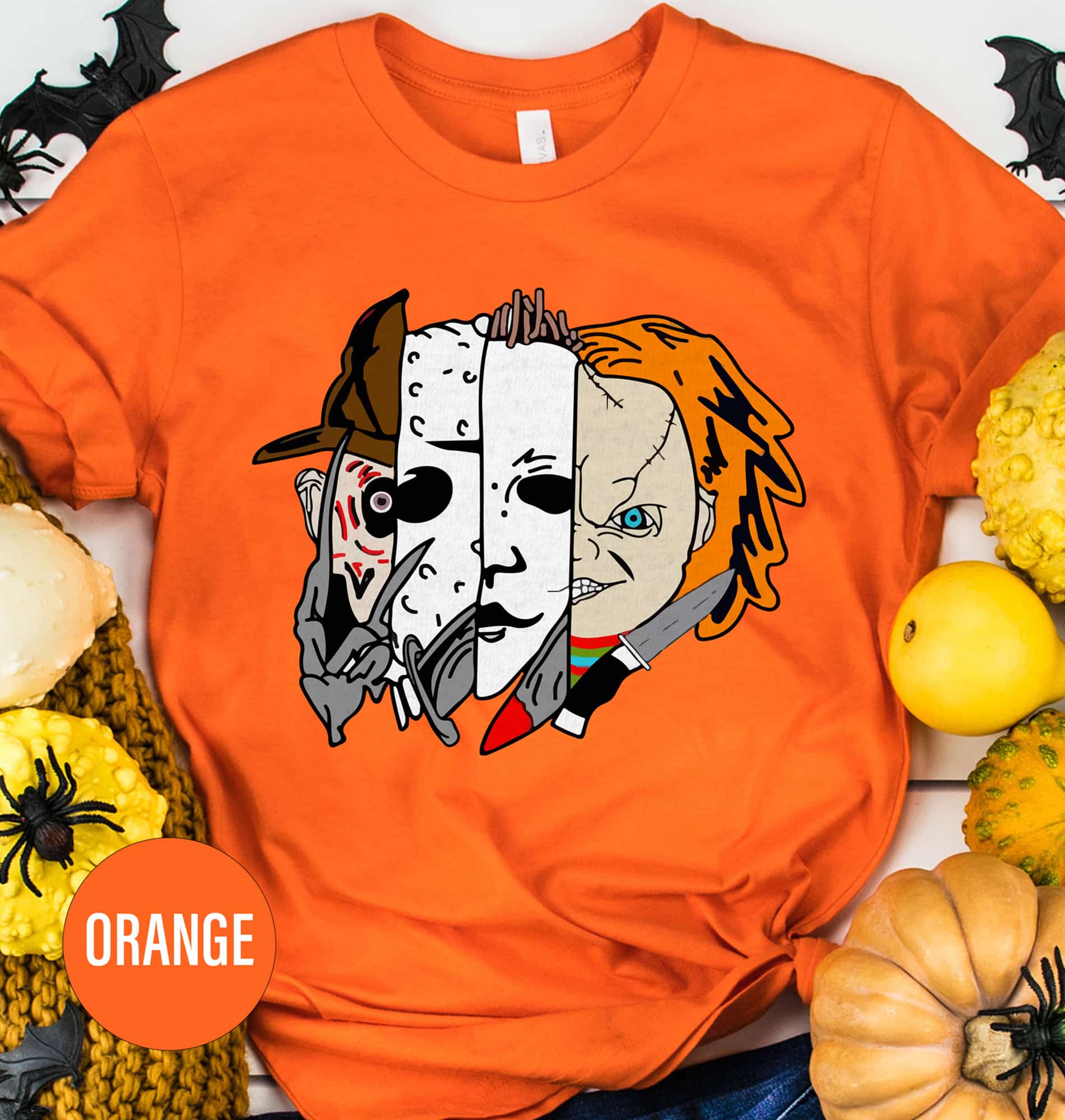 Spooky Horror Icon Halloween Tee By Holidayshirts