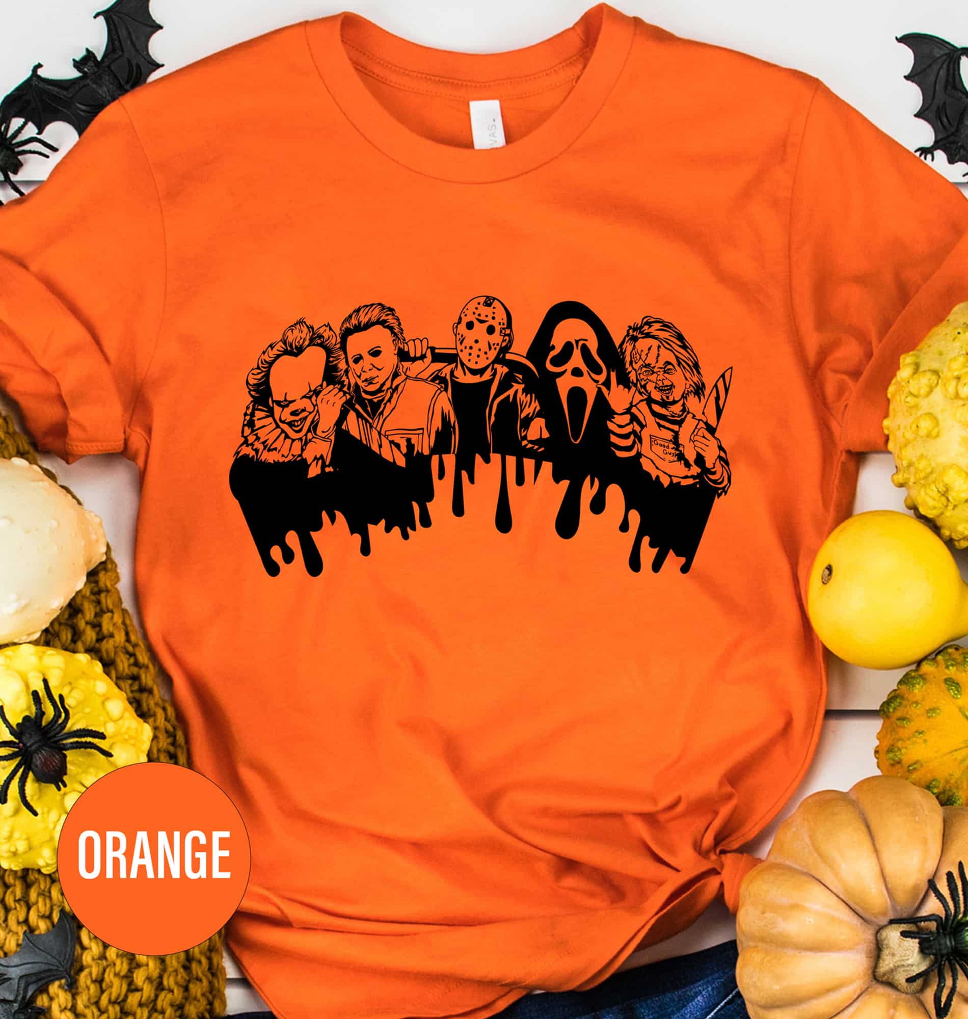 Sleek Halloween Horror Character Tee